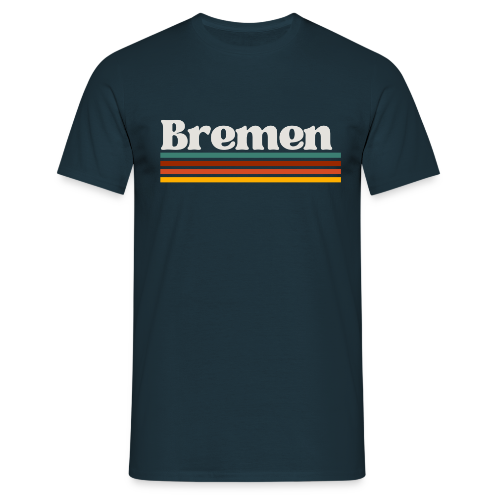 T-Shirt Bremen "Retro" - Navy