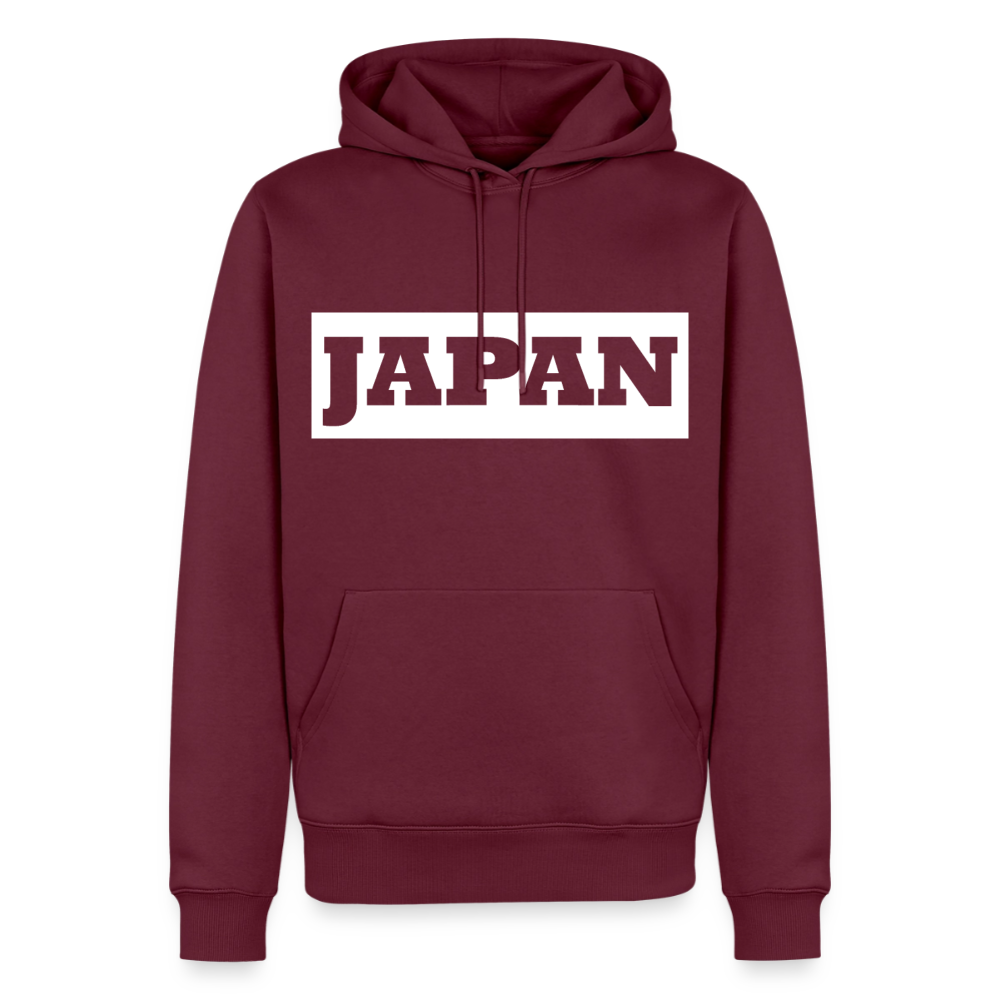 Hoodie Japan Bold "Bright Edition" - Burgunderrot