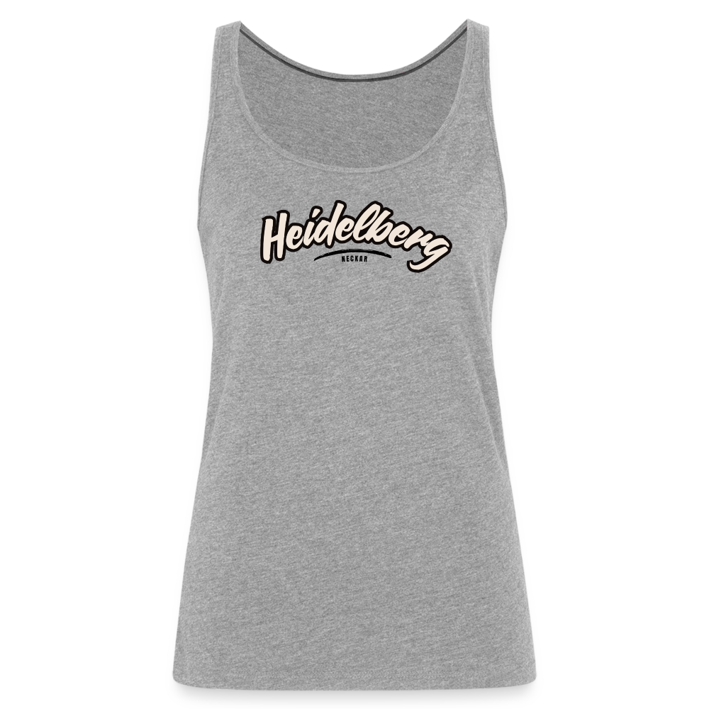Tanktop Ladies Heidelberg "Graffiti Tag" - Grau meliert