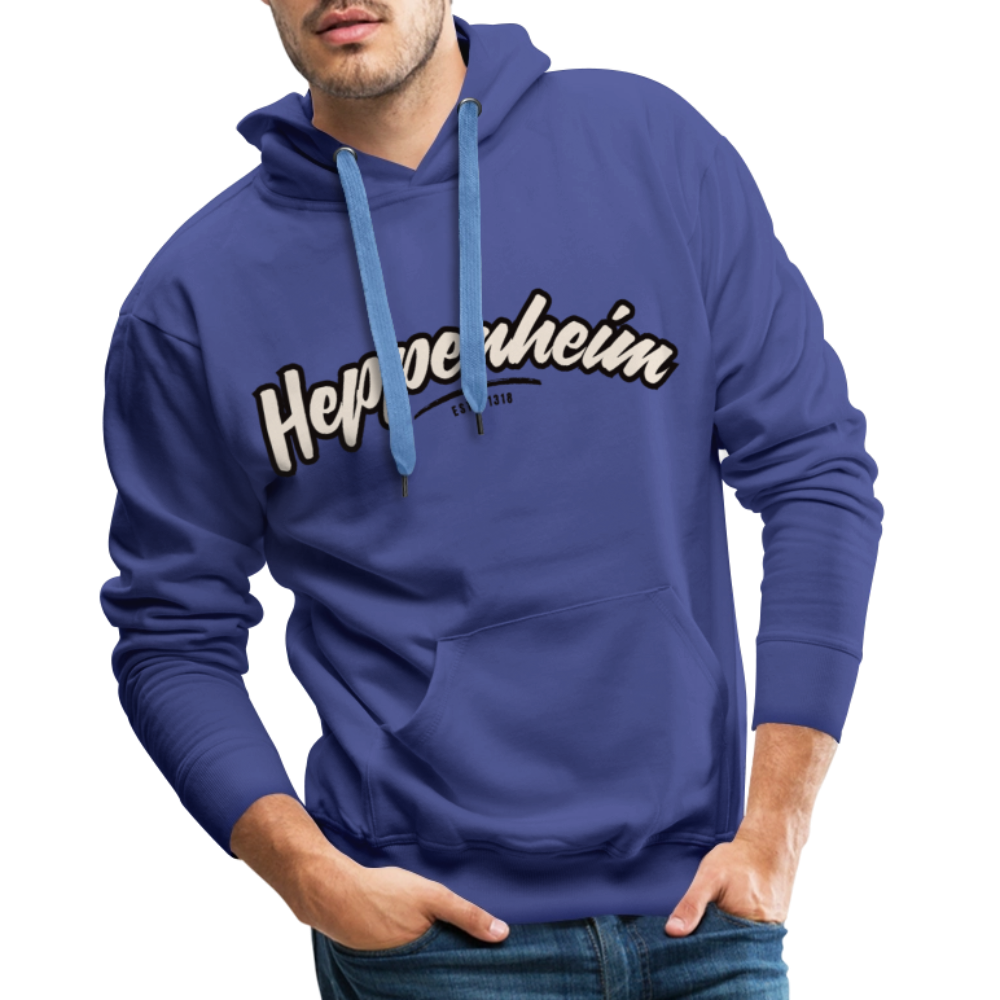 Hoodie Heppenheim "Graffiti Tag" - Königsblau
