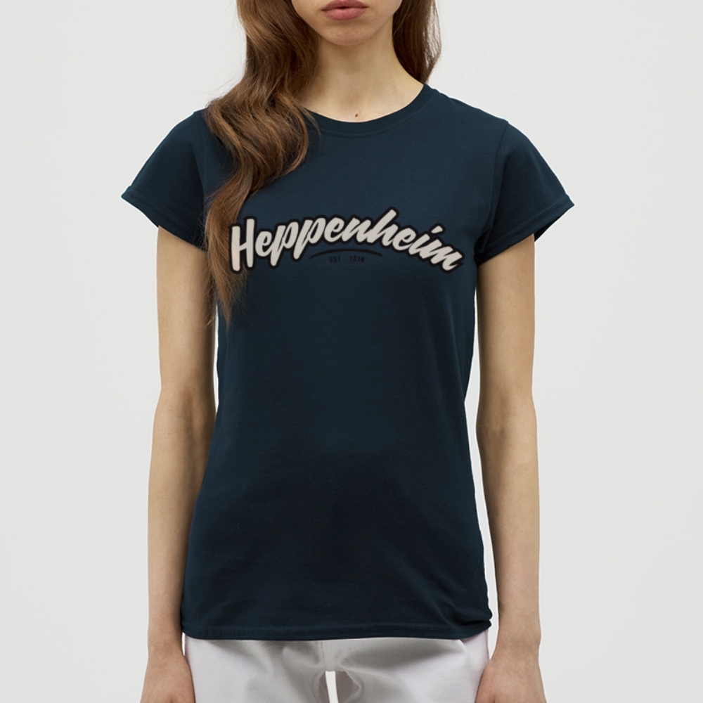 T-Shirt Ladies Heppenheim "Graffiti Tag" - Navy