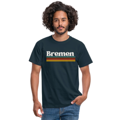 T-Shirt Bremen "Retro" - Navy