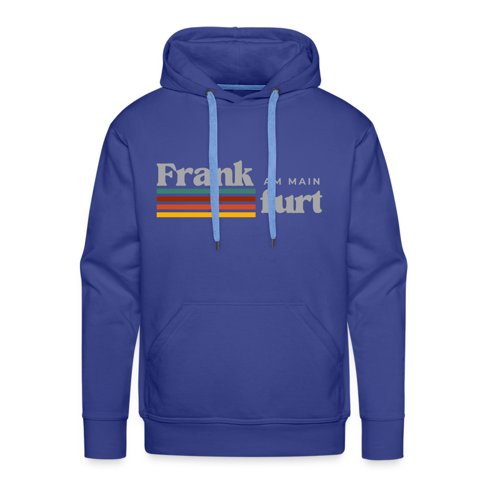 Hoodie Frankfurt (Main) "Retro" - Königsblau