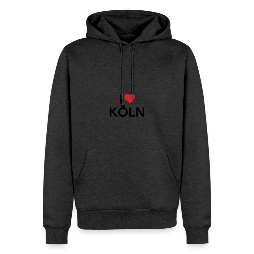 Hoodie "I Love Köln" Dark Edition - Anthrazit meliert