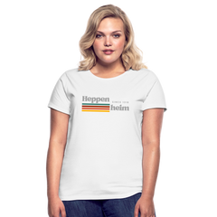 T-Shirt Ladies Heppenheim "Retro" - Weiß