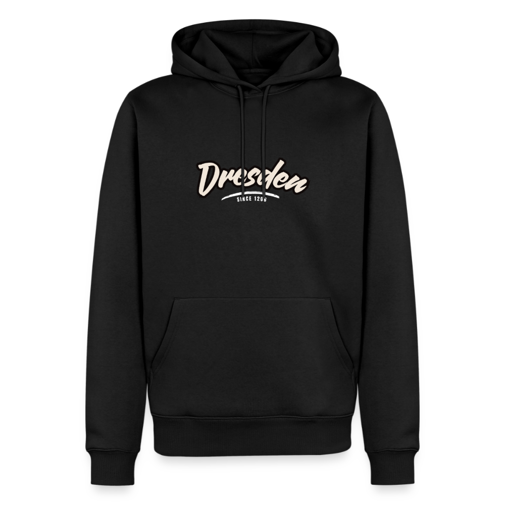 Hoodie Dresden "Graffiti Tag White" - Schwarz