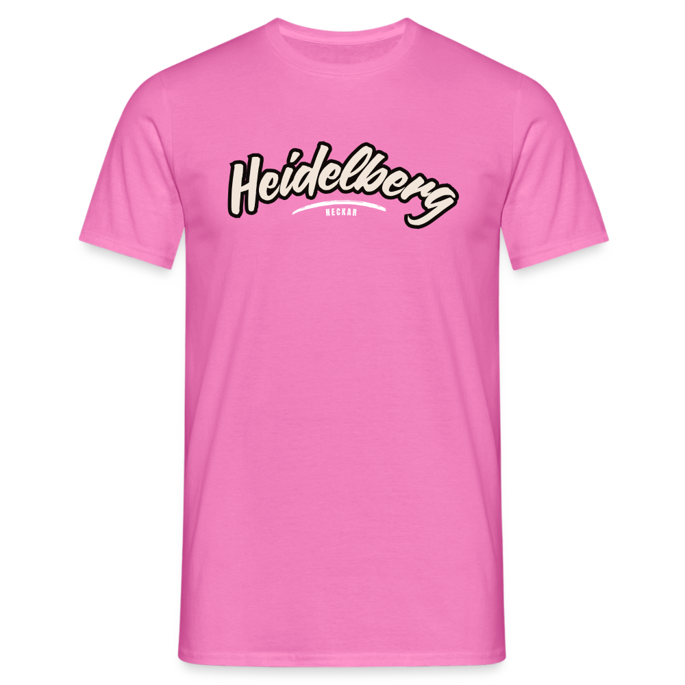 T-Shirt Heidelberg "Graffiti Tag White" - Pink