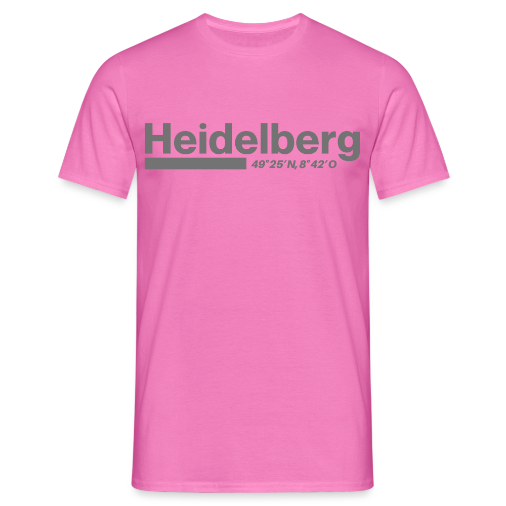 T-Shirt Heidelberg "Bold GPS" - Pink