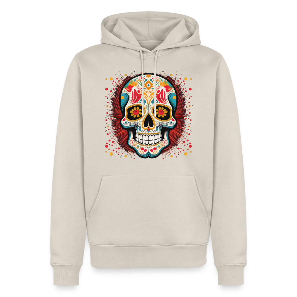 Hoodie Mexico "Craneo Dos" - Beige