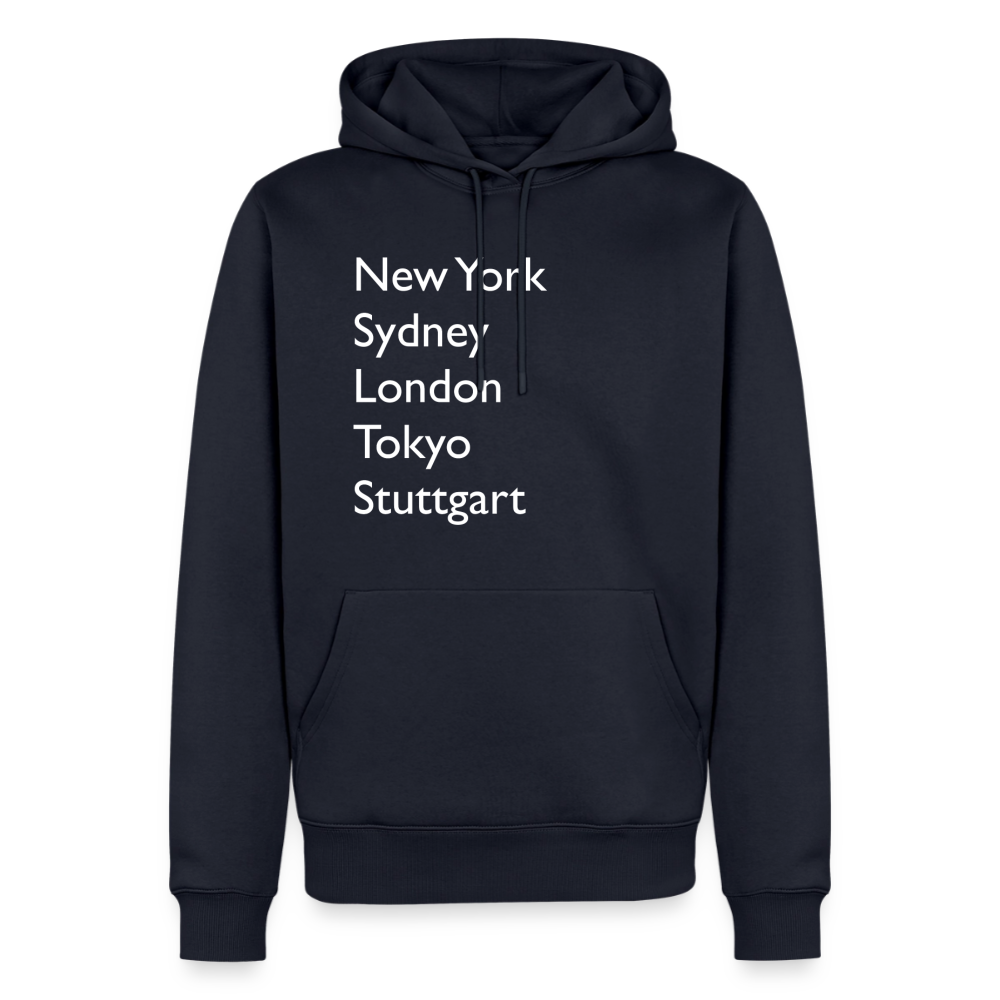 Hoodie Stuttgart "Metropolen Big" Bright Edition - Navy