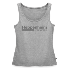 Tanktop Ladies Heppenheim "Bold GPS" - Grau meliert