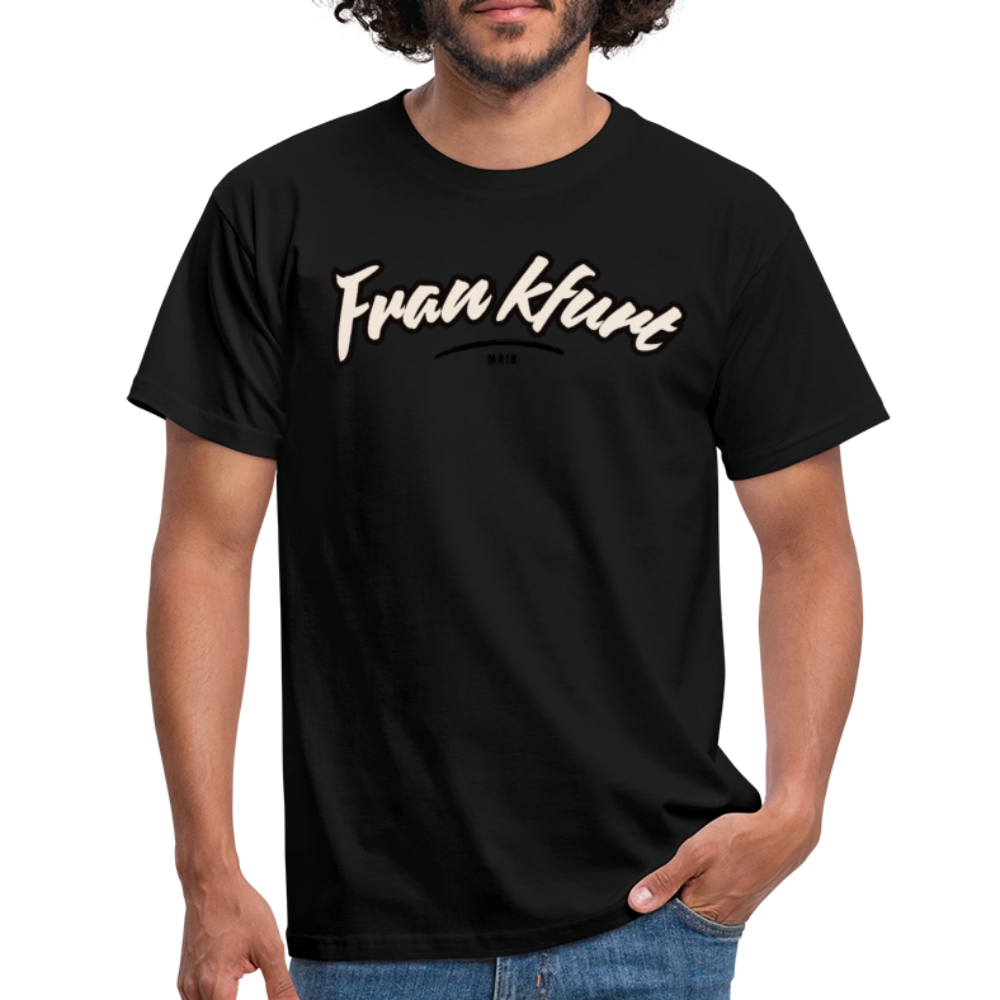 T-Shirt Frankfurt (Main) "Graffiti Tag" - Schwarz