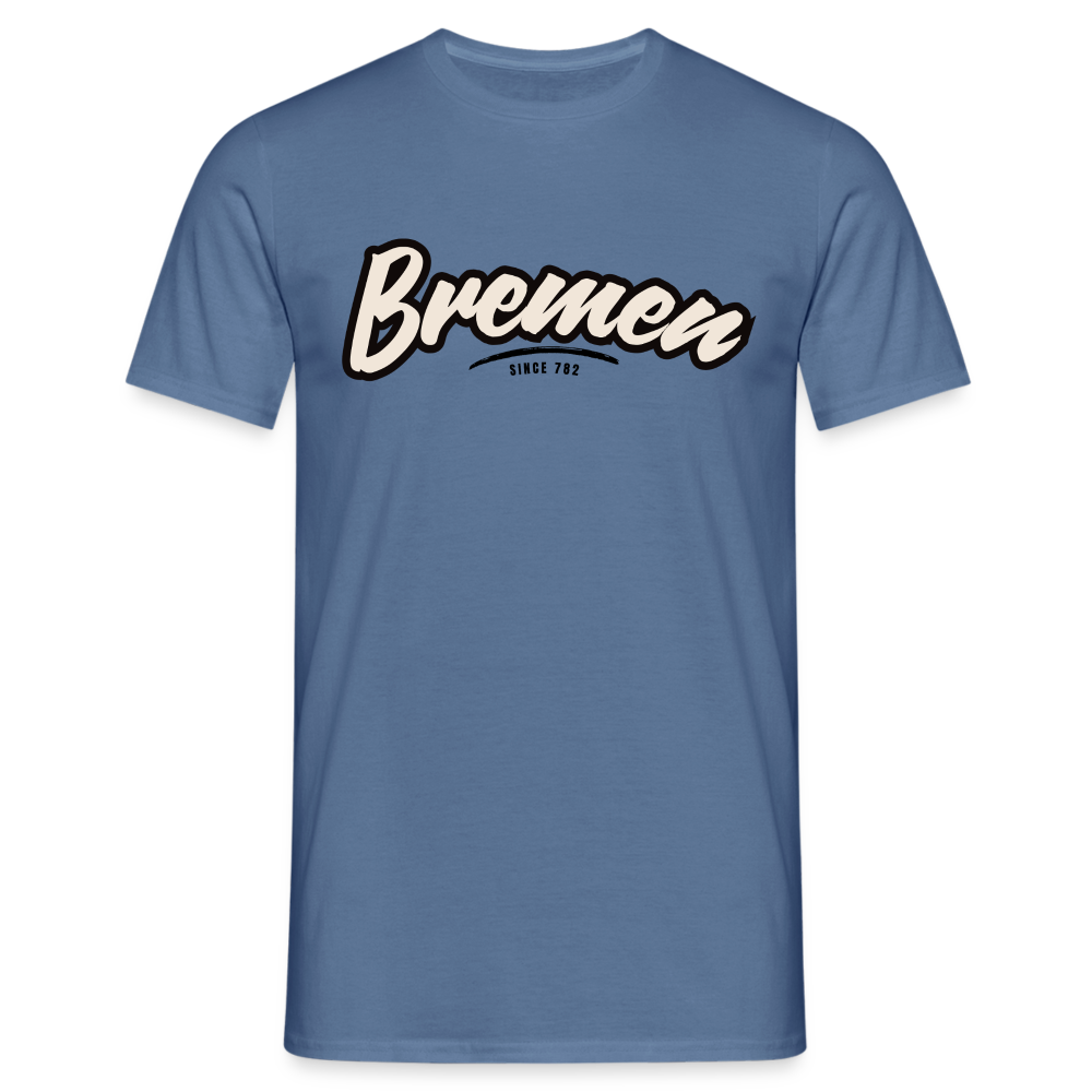 T-Shirt Bremen "Graffiti Tag" - Taubenblau 