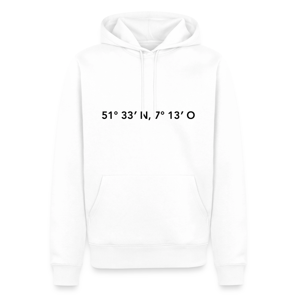 Hoodie Herne "GPS" Dark Edition - Weiß