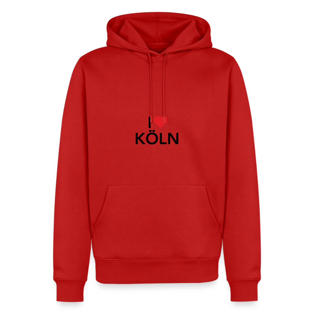 Hoodie "I Love Köln" Dark Edition - Rot