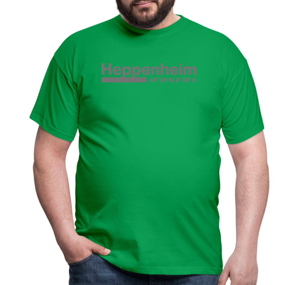 T-Shirt Heppenheim "Bold GPS" - Kelly Green