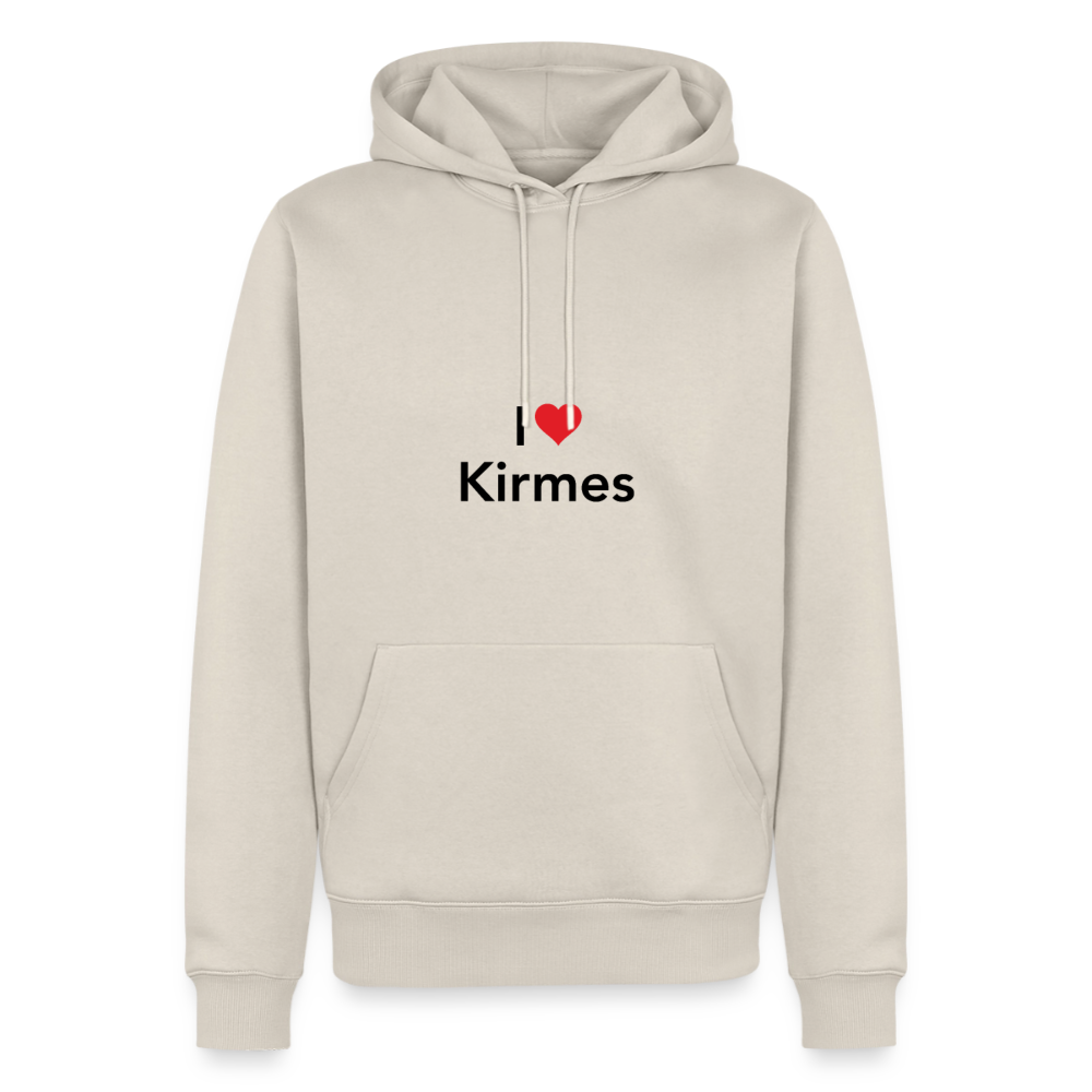 Hoodie "I Love Kirmes" Dark Edition - Beige