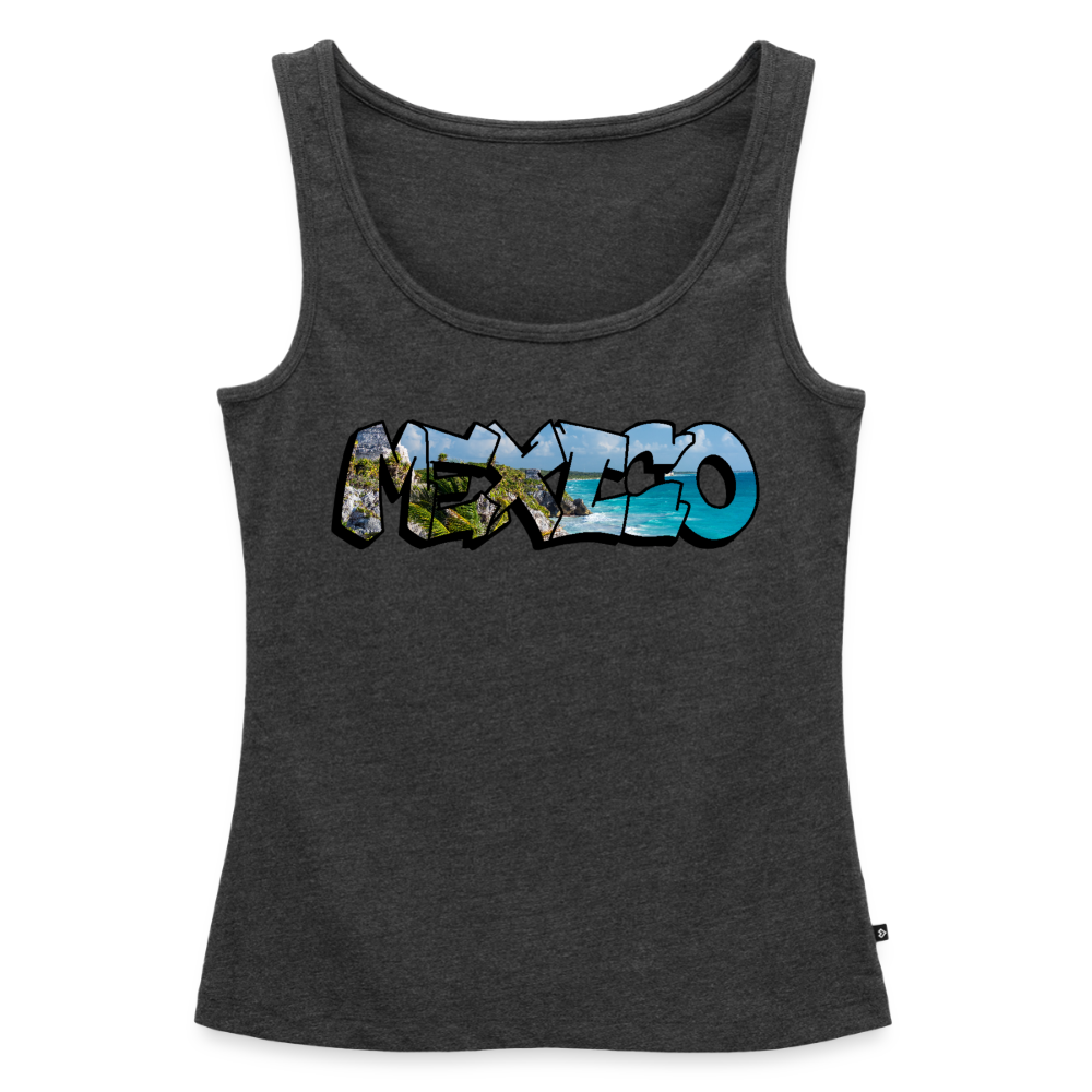 Tanktop Ladies Mexico Graffiti "Riviera" - Anthrazit meliert