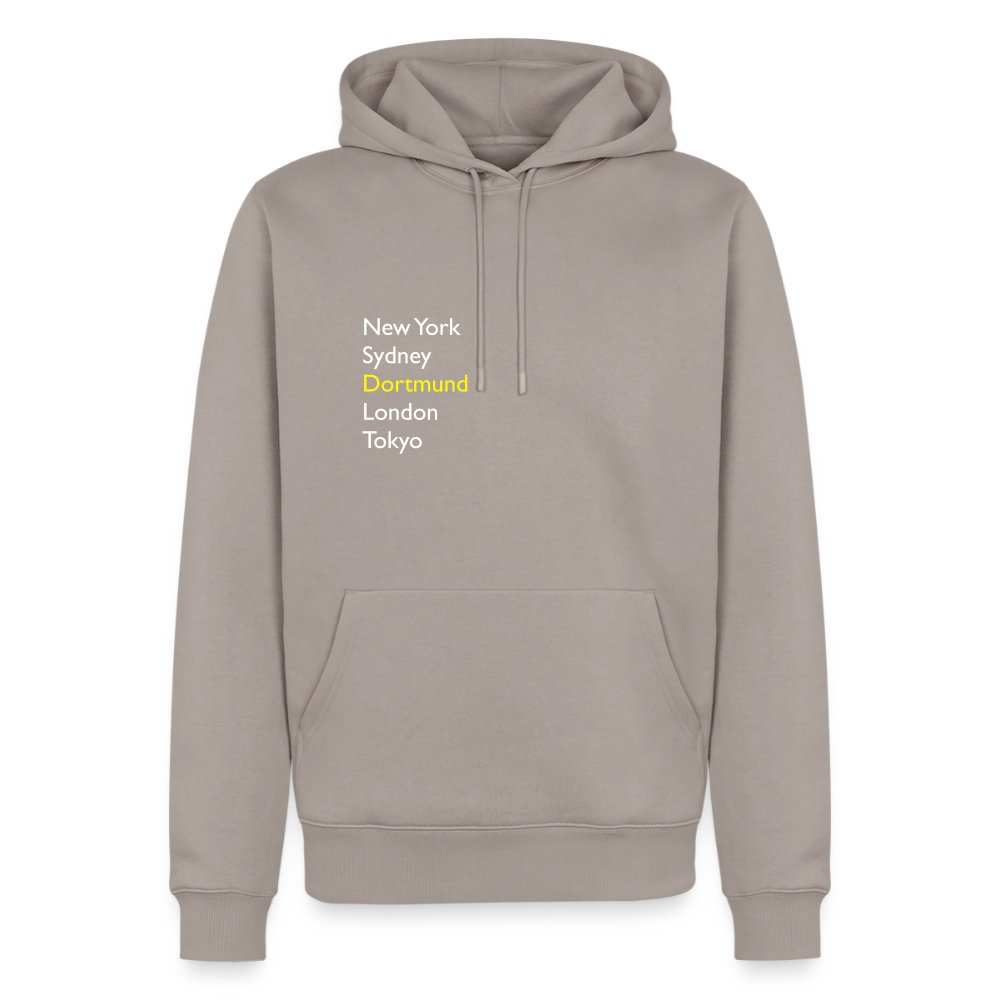 Hoodie Dortmund "Metropolen" Bright Edition - Taupe