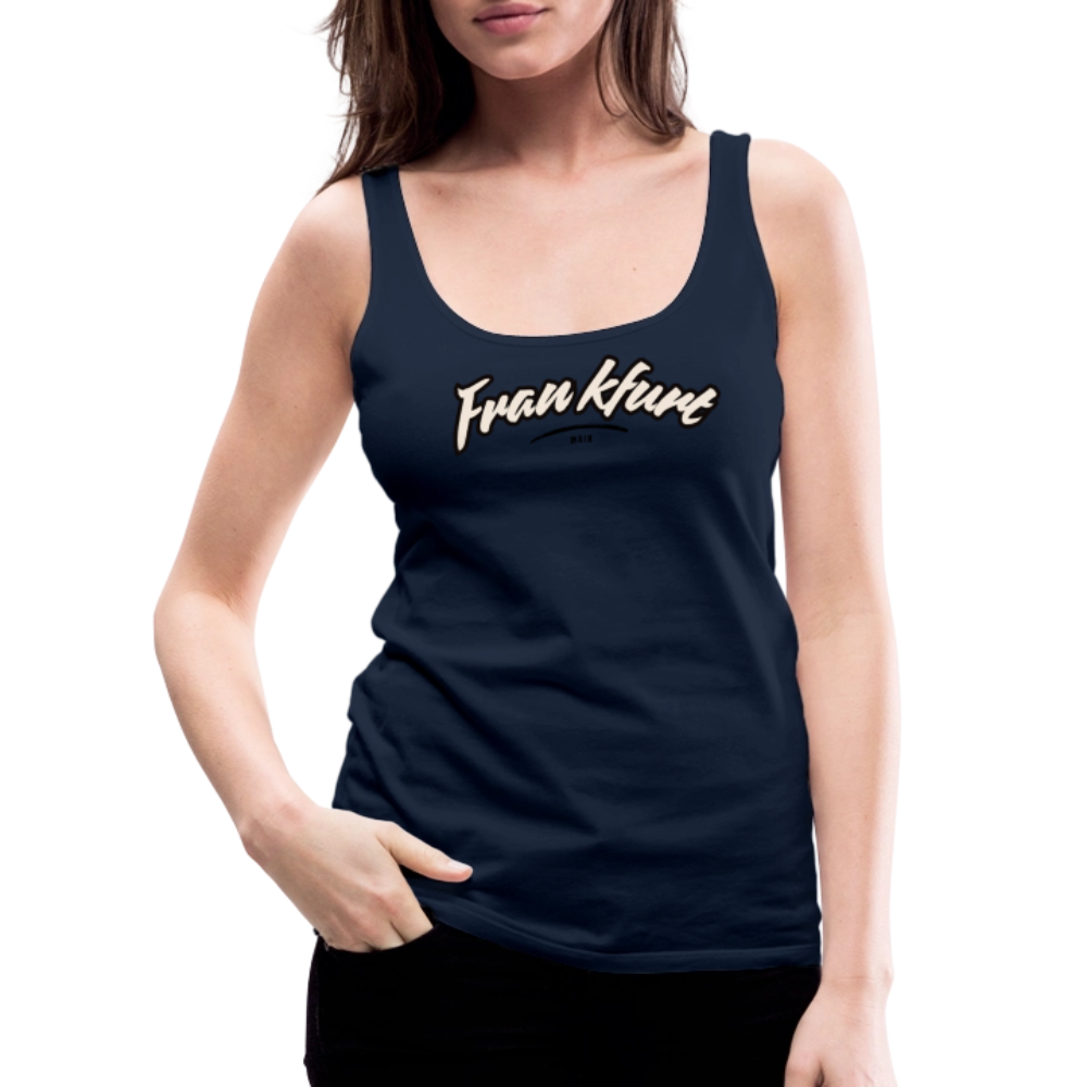 Tanktop Ladies Frankfurt (Main) "Graffiti Tag" - Navy