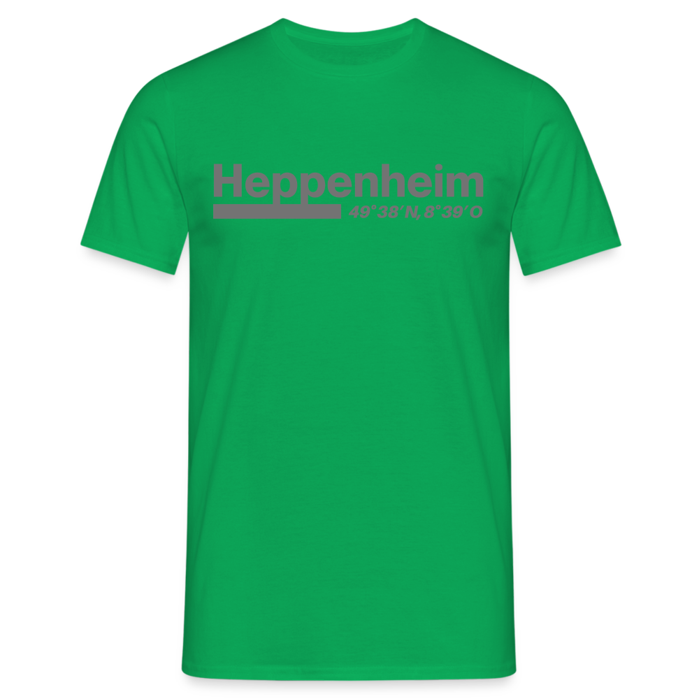 T-Shirt Heppenheim "Bold GPS" - Kelly Green