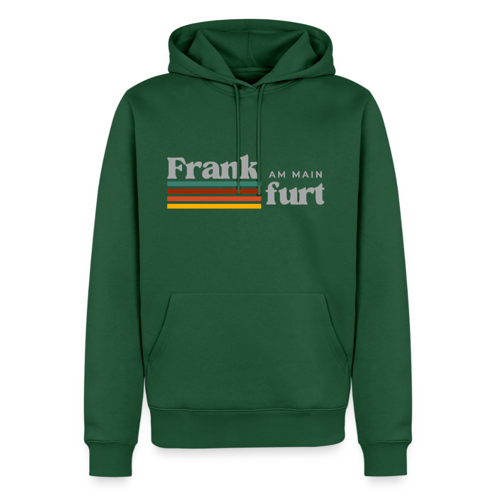 Hoodie Frankfurt (Main) "Retro" - Flaschengrün