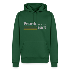 Hoodie Frankfurt (Main) "Retro" - Flaschengrün