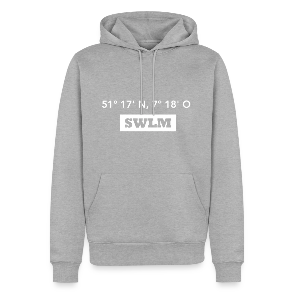 Hoodie Schwelm "SWLM GPS" Bright Edition - Grau meliert