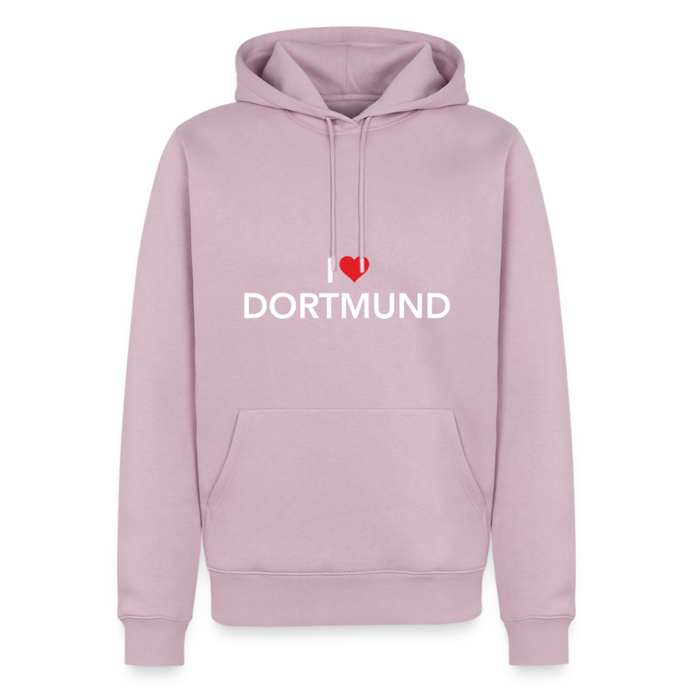 Hoodie "I Love Dortmund" - Altrosa