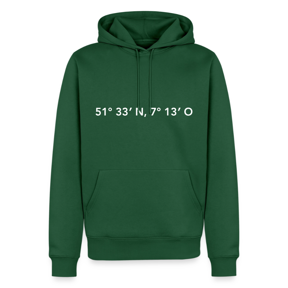 Hoodie Herne "GPS" Bright Edition - Flaschengrün