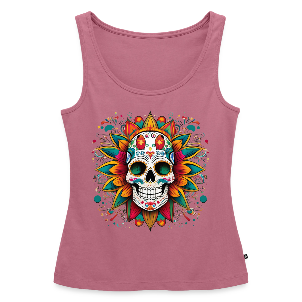 Tanktop Ladies Mexico "Craneo" - Mauve