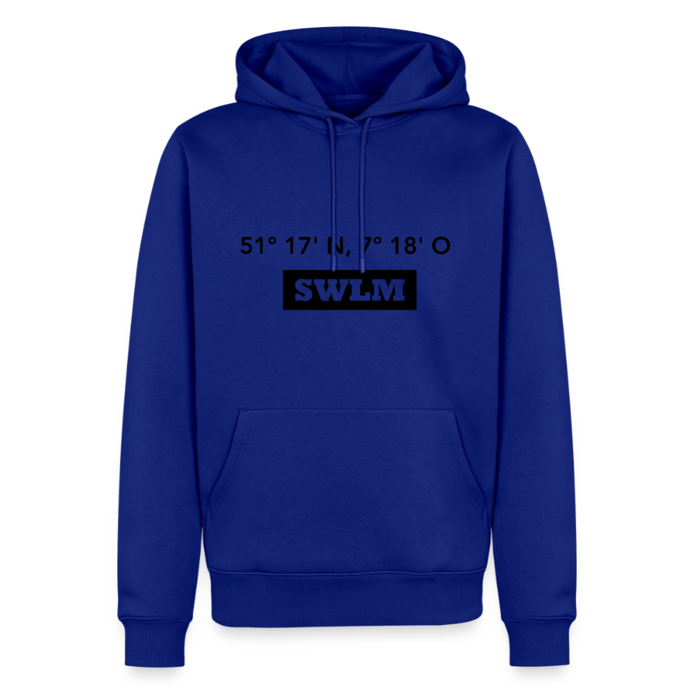 Hoodie Schwelm "SWLM GPS" Dark Edition - Royalblau
