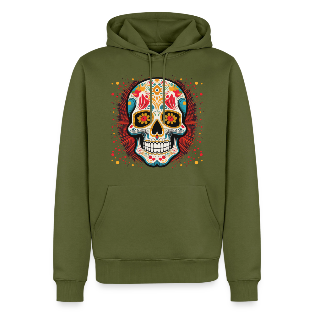 Hoodie Mexico "Craneo Dos" - Khaki