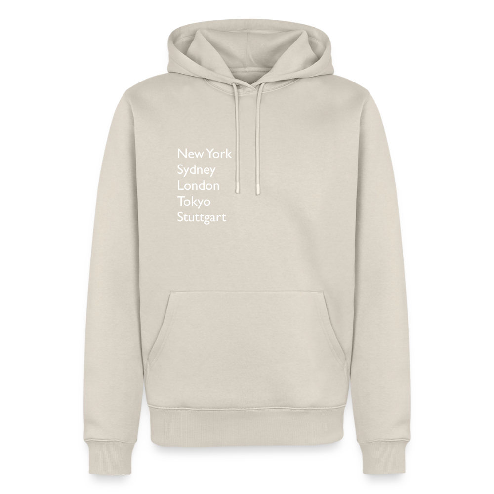 Hoodie Stuttgart "Metropolen" Bright Edition - Beige