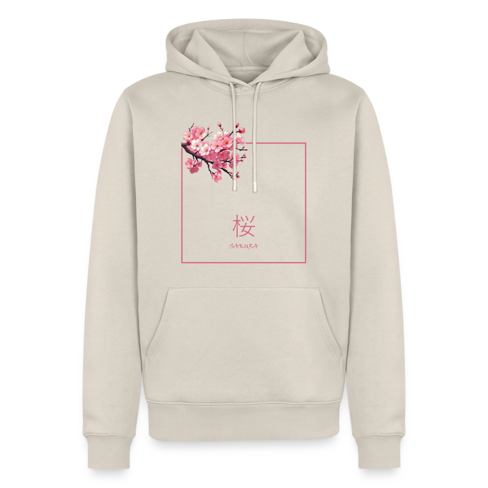 Hoodie Japan "Sakura" - Beige