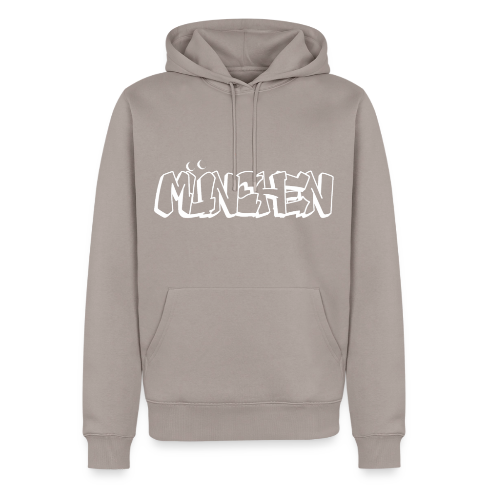 Hoodie München "Graffiti" Bright Edition - Taupe