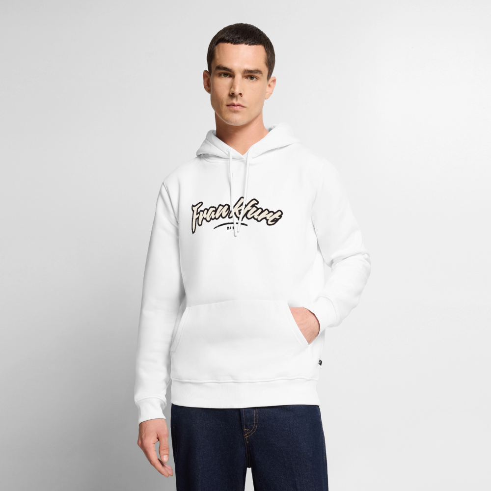 Hoodie Frankfurt (Main) "Graffiti Tag" - Weiß