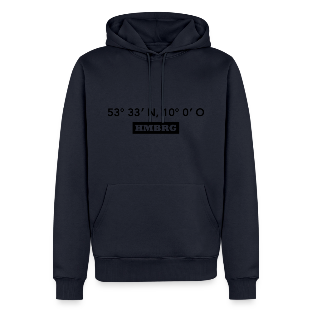 Hoodie Hamburg "HMBRG GPS" Dark Edition - Navy
