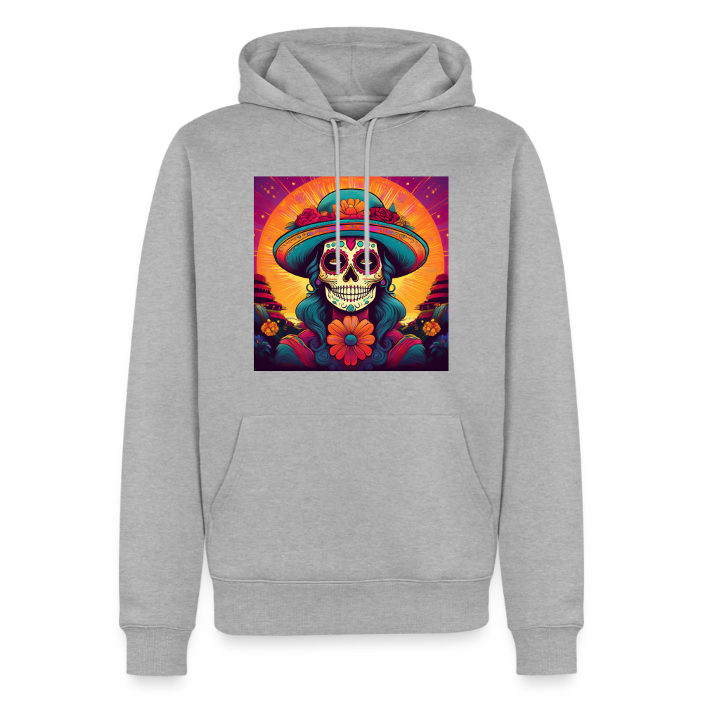 Hoodie Mexico "Mujer" - Grau meliert