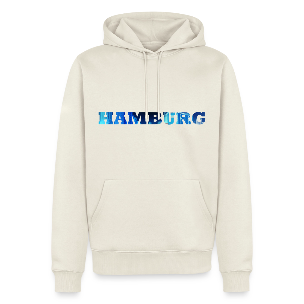 Hoodie Hamburg "Panorama Bold" - Naturweiß