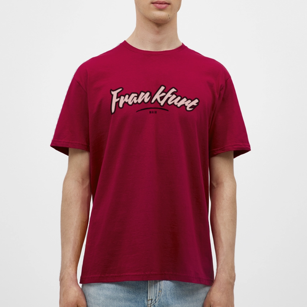 T-Shirt Frankfurt (Main) "Graffiti Tag" - Ziegelrot