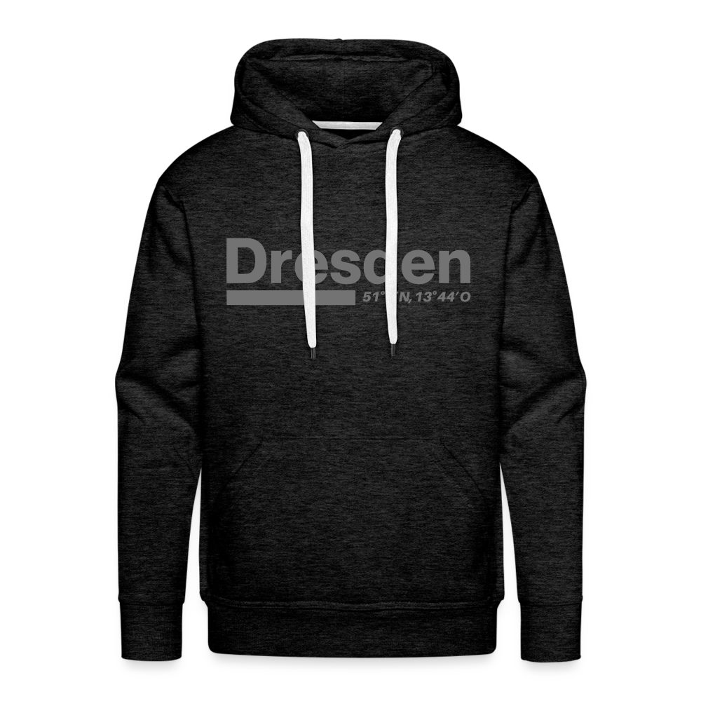 Hoodie Dresden "Bold GPS" - Anthrazit