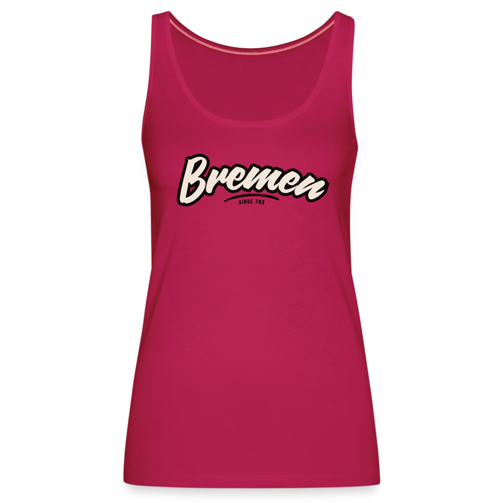 Tanktop Ladies Bremen "Graffiti Tag" - dunkles Pink