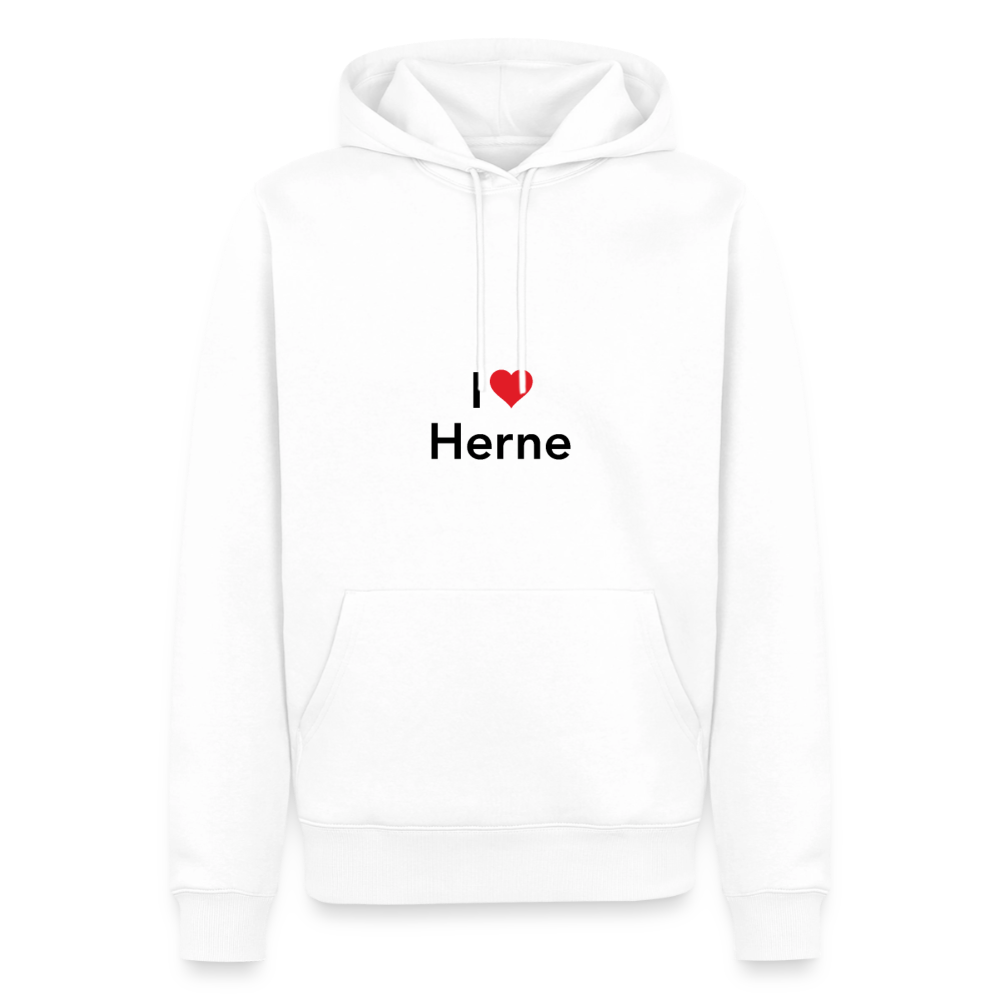 Hoodie "I Love Herne" Dark Edition - Weiß