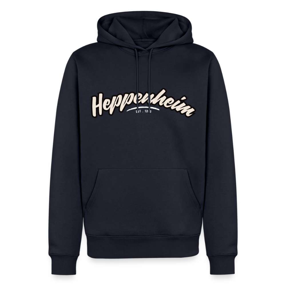 Hoodie Heppenheim "Graffiti Tag White" - Navy