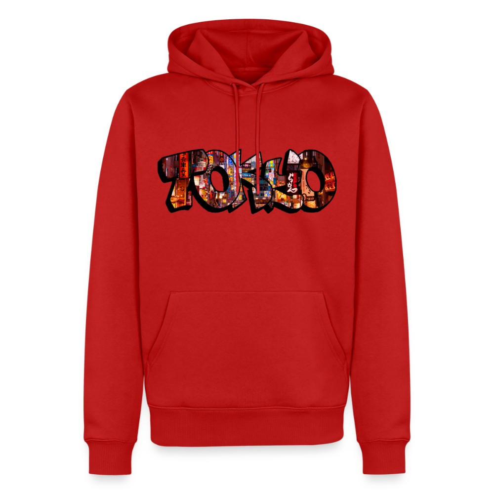 Hoodie Japan Graffiti "Tokyo" - Rot