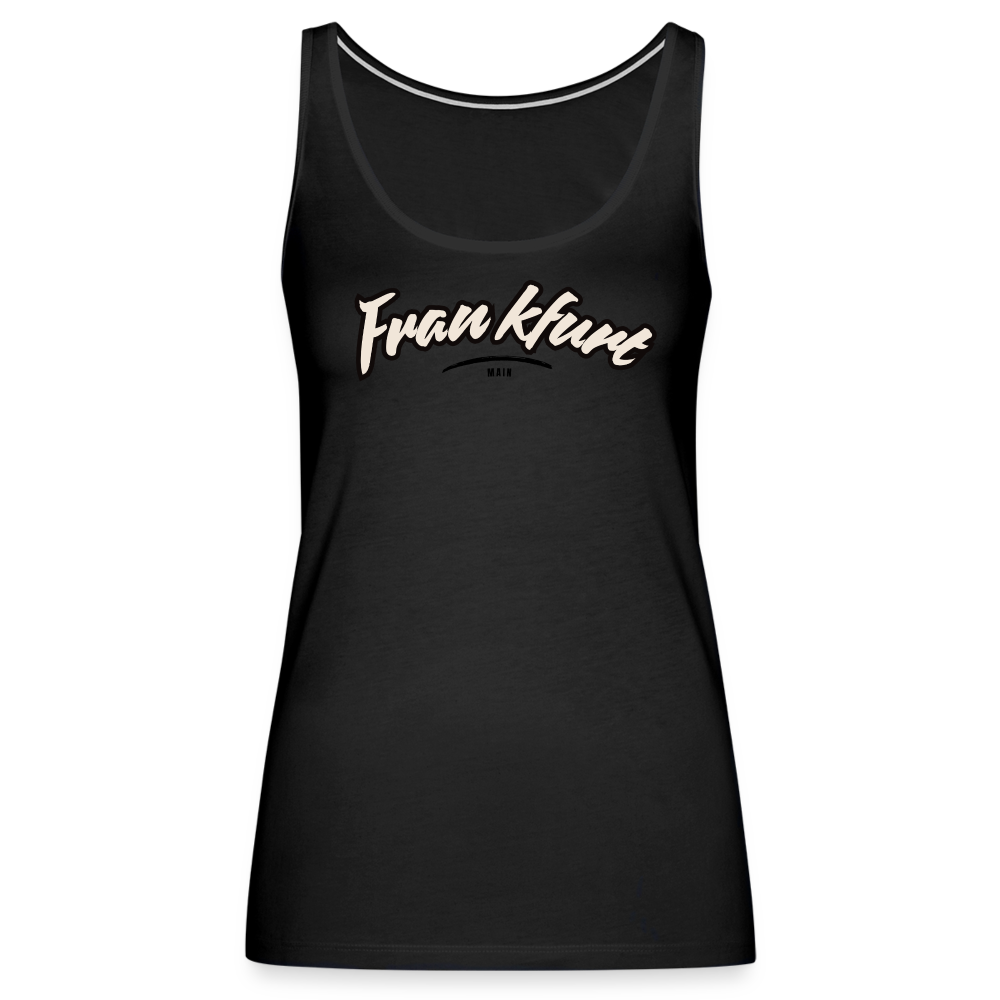 Tanktop Ladies Frankfurt (Main) "Graffiti Tag" - Schwarz