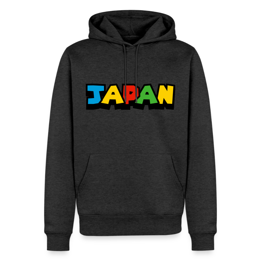 Hoodie Japan "Mario Style" - Anthrazit meliert