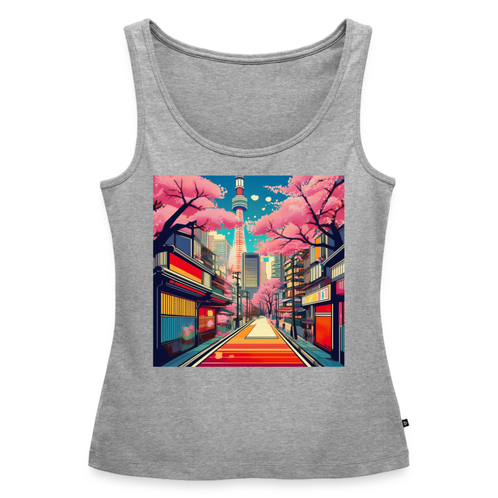 Tanktop Ladies Japan "Tokyo" - Grau meliert