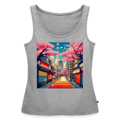 Tanktop Ladies Japan "Tokyo" - Grau meliert